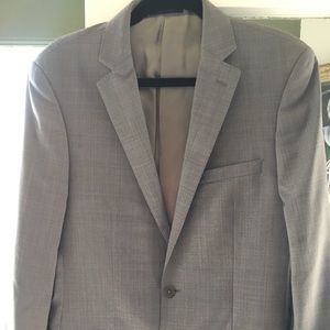 Men’s Grey Calvin Klein Suit - 40L